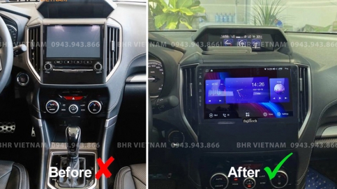 Màn hình DVD Android liền camera 360 Subaru Forester 2020 - nay | Fujitech 360 